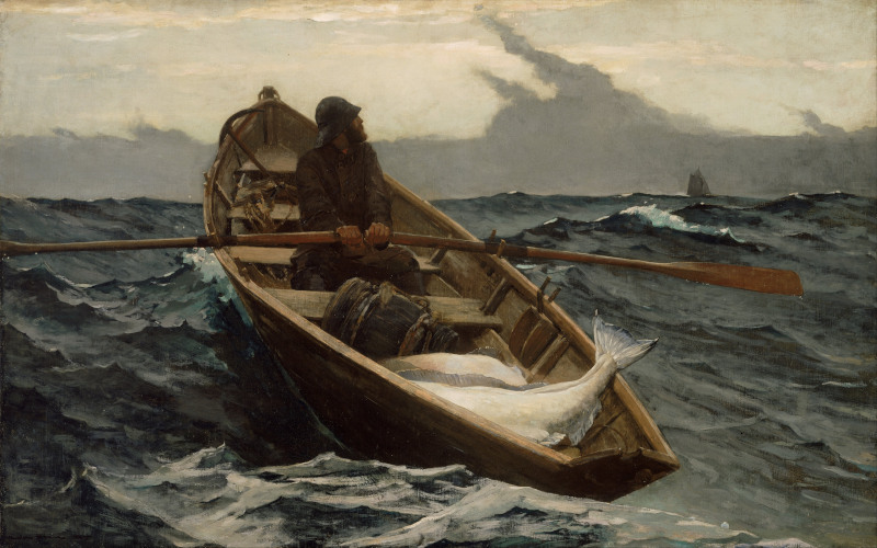 L'avertissement de brouillard par Winslow Homer